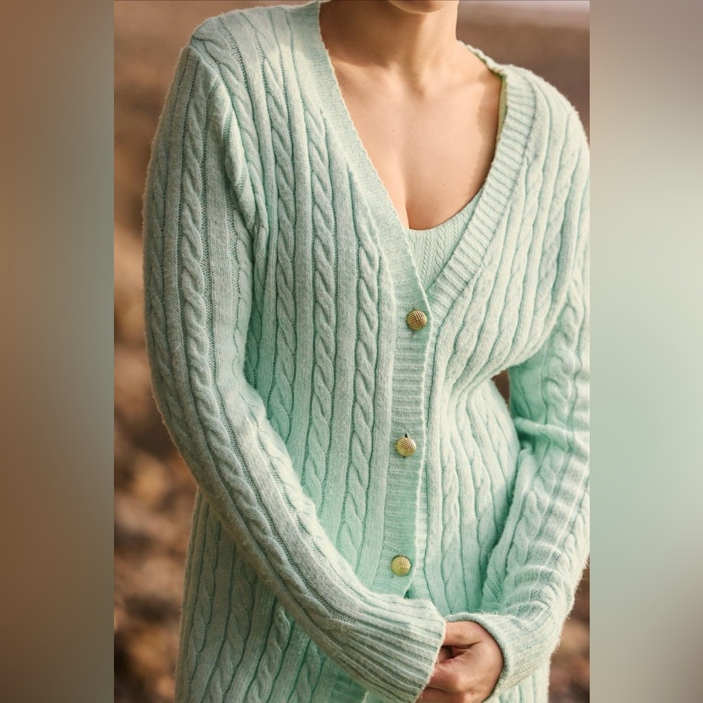 NWT. Beach Riot. Aaliyah Cardigan. Mint. Size XS.
